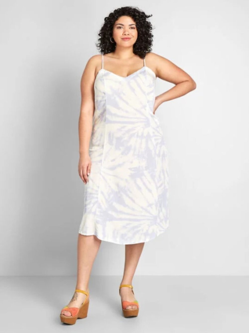 ModCloth On Cloud Nineties Tie Dye Summer Dress Size L